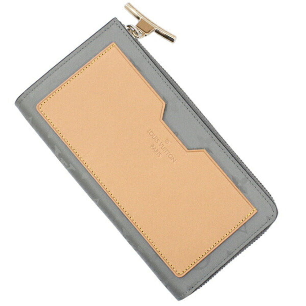 Louis Vuitton L-shaped long wallet, Portefeuille Cosmos, Monogram Titanium, L...